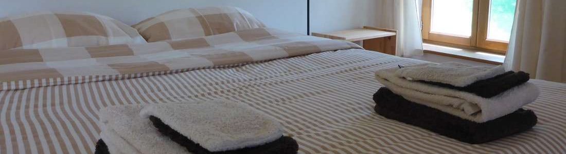 In maison de Xatart op Mas Taillet vind je de bedden opgemaakt als je aankomt.